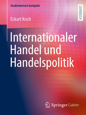 cover image of Internationaler Handel und Handelspolitik
